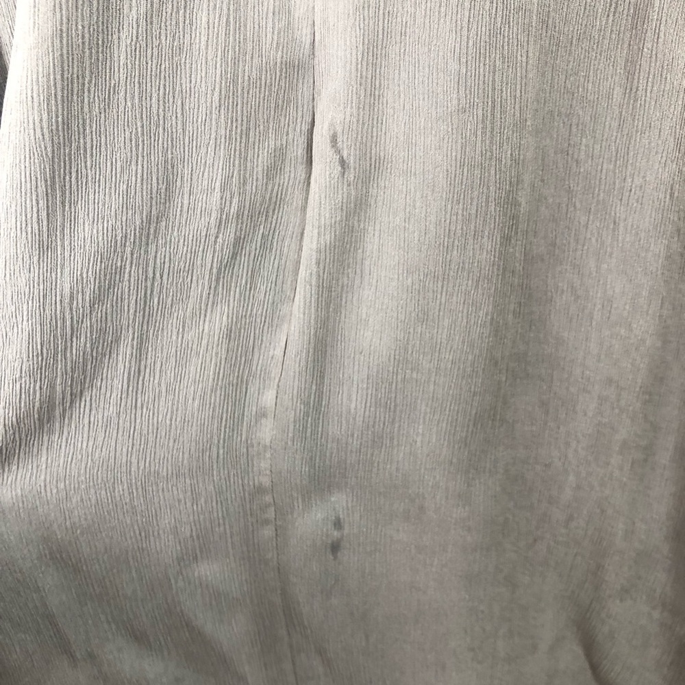 J. Crew Grey Silk Zip Up Dress Size 0 - Picture 8 of 8